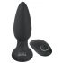 Black Velvet - Rechargeable Wireless Anal Vibrator (Black) 