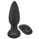 Black Velvet - Rechargeable Wireless Anal Vibrator (Black) 