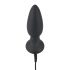 Black Velvet - Rechargeable Wireless Anal Vibrator (Black) 