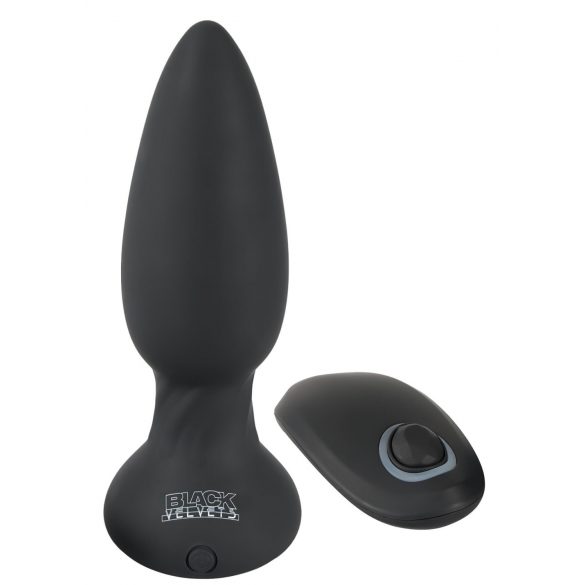 Black Velvet - Rechargeable, Wireless, Pulsating Anal Vibrator (Black) 