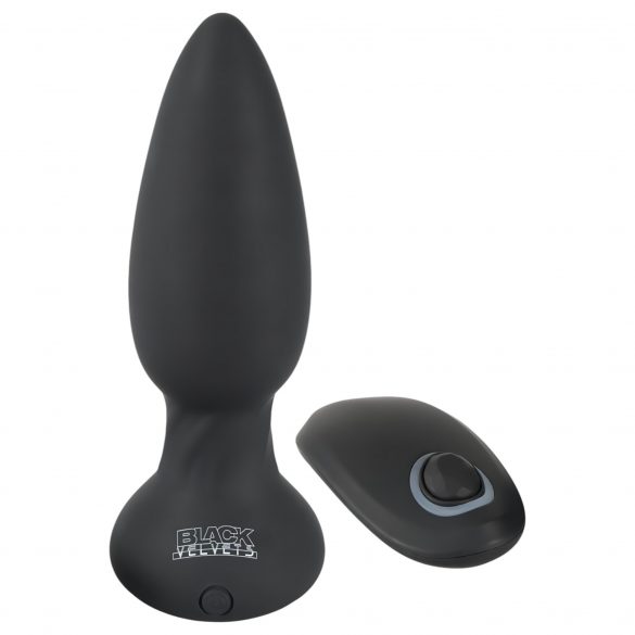 Black Velvet - Rechargeable, Wireless, Pulsating Anal Vibrator (Black) 