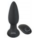 Black Velvet - Rechargeable, Wireless, Pulsating Anal Vibrator (Black) 