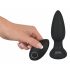 Black Velvet - Rechargeable, Wireless, Pulsating Anal Vibrator (Black) 