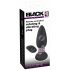 Black Velvet - Rechargeable, Wireless, Rotating Beaded Anal Vibrator (Black) 