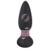 Black Velvet - Rechargeable, Wireless, Rotating Beaded Anal Vibrator (Black) 