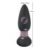 Black Velvet - Rechargeable, Wireless, Rotating Beaded Anal Vibrator (Black) 