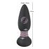 Black Velvet - Rotating Beaded Anal Vibrator (Black)