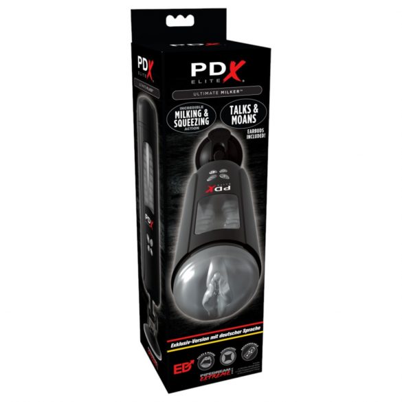 PDX Ultimate Milker - Battery-Operated Penis Masturbator (Black) 