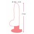 Nature Skin M Realistic Suction Cup Vibrator (Natural) 