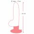 Nature Skin M Realistic Suction Cup Vibrator (Natural) 