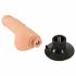 Nature Skin M Realistic Suction Cup Vibrator (Natural) 