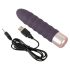 You2Toys Elegant Diamond - Rechargeable Wand Vibrator (Dark Purple) 