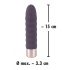 You2Toys Elegant Diamond - Rechargeable Wand Vibrator (Dark Purple) 