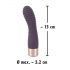 You2Toys Elegant Flexy - Rechargeable, Ribbed G-Spot Vibrator (Dark Purple)