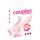 Couples Choice - Dual Motor Vibrator for Pairs (Soft Pink)