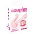 Couples Choice - Dual Motor Vibrator for Pairs (Soft Pink)