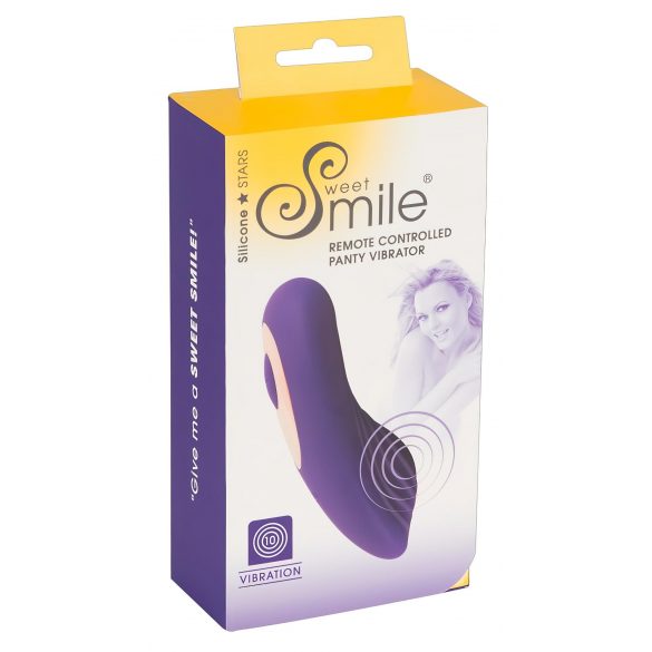 SMILE Panty - Rechargeable, Wireless Clitoral Vibrator (Purple) 