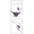 SMILE Panty - Rechargeable, Wireless Clitoral Vibrator (Purple) 