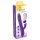 Smile Pearl - Rechargeable, Beaded, Clitoral Arm Thrusting Vibrator (Purple) 