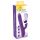 Smile Pearl - Rechargeable, Beaded, Clitoral Arm Thrusting Vibrator (Purple) 