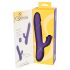 Smile Pearl - Rechargeable, Beaded, Clitoral Arm Thrusting Vibrator (Purple) 