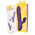 Smile Pearl - beaded thrusting vibrator (purple)