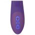 Smile Pearl - beaded thrusting vibrator (purple)