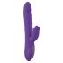 Smile Pearl - Rechargeable, Beaded, Clitoral Arm Thrusting Vibrator (Purple) 