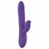 Smile Pearl - Rechargeable, Beaded, Clitoral Arm Thrusting Vibrator (Purple) 