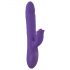 Smile Pearl - beaded thrusting vibrator (purple)