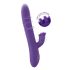 Smile Pearl - Rechargeable, Beaded, Clitoral Arm Thrusting Vibrator (Purple) 