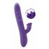 Smile Pearl - Rechargeable, Beaded, Clitoral Arm Thrusting Vibrator (Purple) 