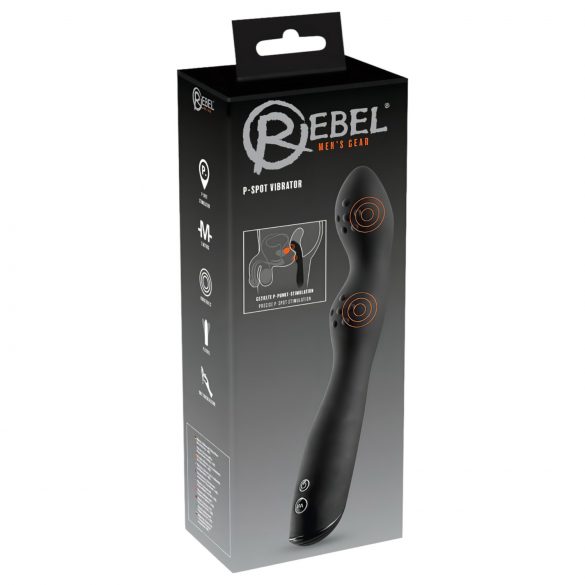 Rebel P-Spot - Dual Motor Prostate Massager (Black)