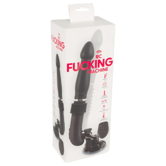 You2Toys - RC Fucking Machine - Rechargeable Thrusting Vibrator (Black) 