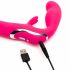 Happyrabbit Strap-On Vibrator (Pink) 