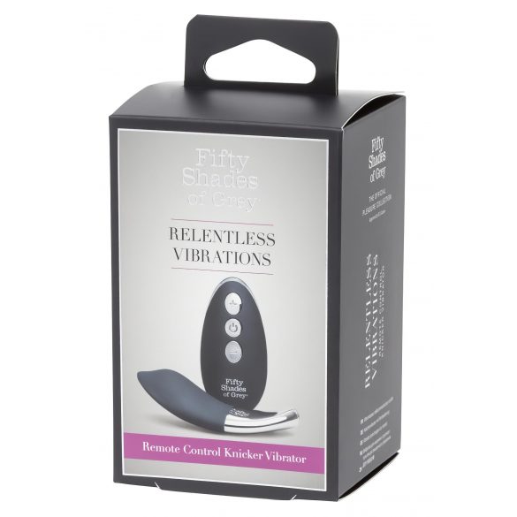 Fifty Shades of Grey Relentless - Clitoral Vibrator (Black-Silver) 