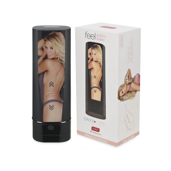 Kiiroo Onyx+ Jessica Drake Edition - Interactive Masturbator (Black) 