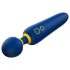 ROMP Flip Wand - Rechargeable, Waterproof Massage Vibrator (Blue) 