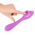 You2Toys - 2-Function Vibe - Rechargeable Clitoral and Vaginal Vibrator (Purple) 