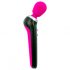 PalmPower Extreme Wand - Rechargeable Massager Vibrator (Pink-Black) 