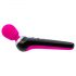 PalmPower Extreme Wand - Rechargeable Massager Vibrator (Pink-Black) 