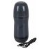 Rebel - 2-in-1 Suction and Vibrating Masturbator (Black) 