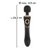 Cleopatra Wand - Rechargeable Waterproof Massager (Black) 