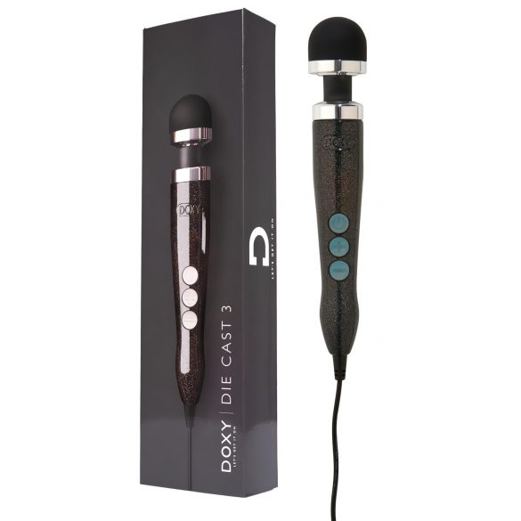 Doxy Die Cast 3 Wand - Electric Massage Vibrator (Black) 