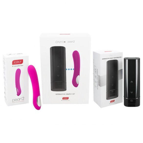 Kiiroo Onyx+ and Pearl 2 - couples set masturbator and vibrator