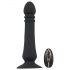 Black Velvet - Rechargeable, Thrusting Anal Vibrator (Black) 