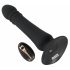 Black Velvet - Rechargeable, Thrusting Anal Vibrator (Black) 