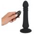 Black Velvet - Rechargeable, Thrusting Anal Vibrator (Black) 