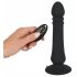 Black Velvet - rechargeable thrusting anal vibrator (black)