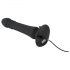 Black Velvet - Rechargeable, Thrusting Anal Vibrator (Black) 